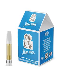 Photo of Little High - Delta-8 Indica - Blue Milk - 1 Gram Cart