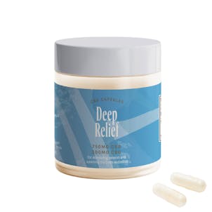 Photo of CBD Capsules | Deep Relief | 750mg CBD + 300mg CBG