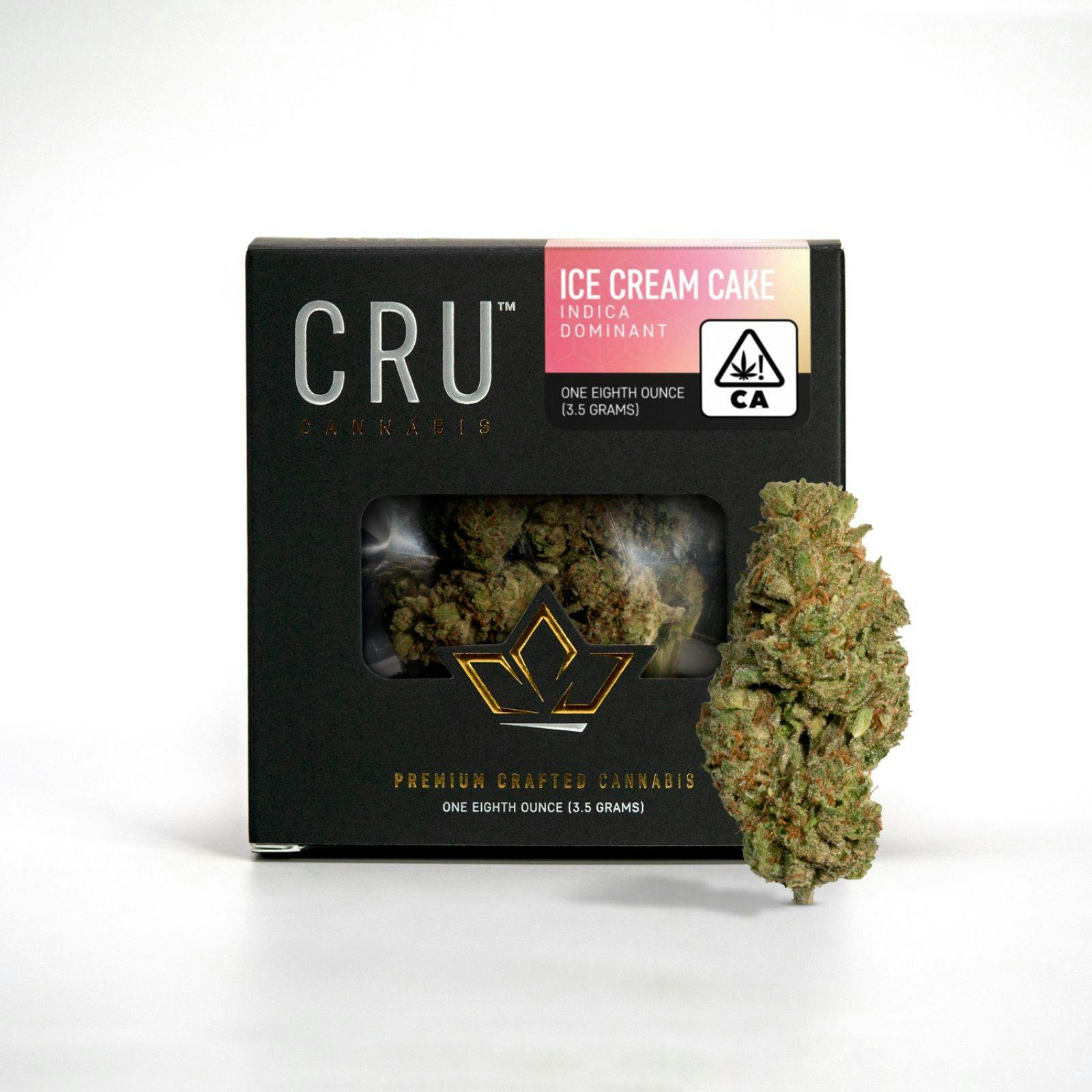 CRU Cannabis Ice Cream Cake 3.5G Indica Flower Leafly