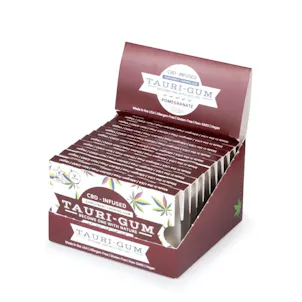 Photo of Pomegranate CBD Gum Retail Box