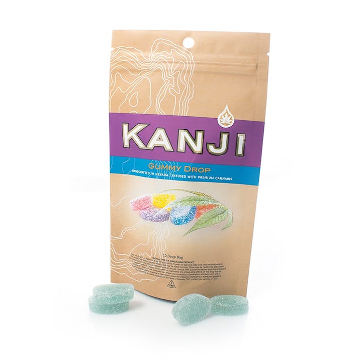 Kanji Cannabis Blueberry Indica Gummy Drops 100mg Leafly 3753