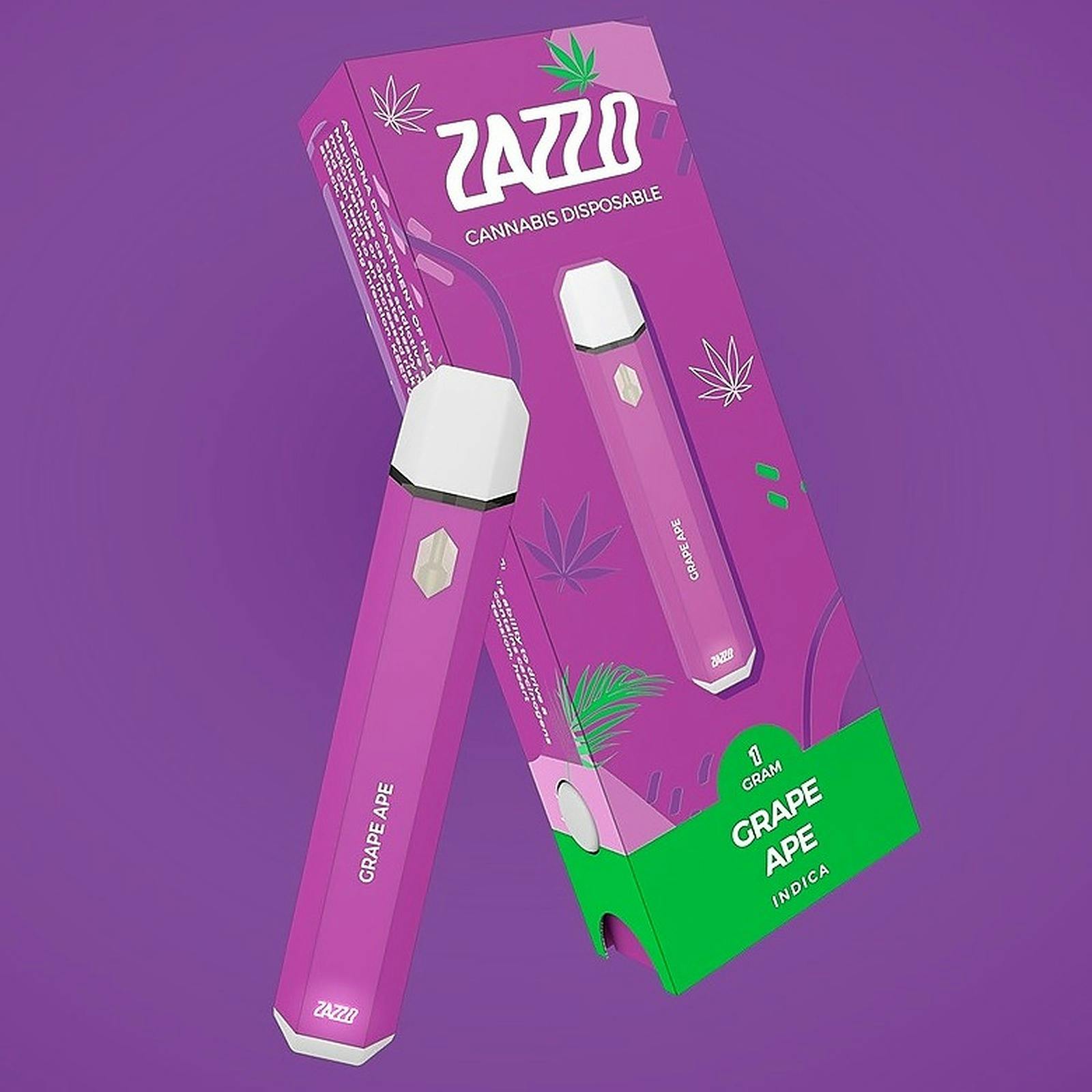Zazzo Grape Ape Disposable Distillate Cartridge (I1g) Leafly
