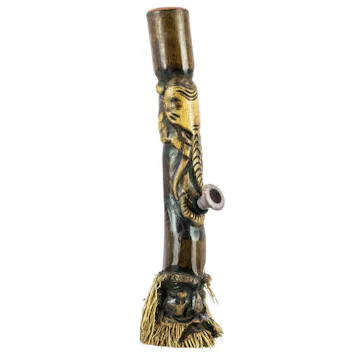 Photo of Primitive Pipes | Hand Carved Indonesian Bamboo Bong