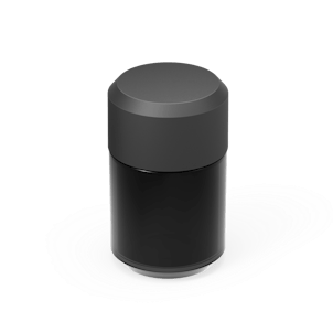 Photo of 4oz. Black Glass Jar