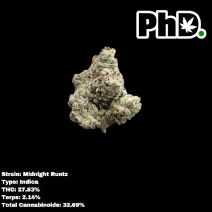 Photo of PhD Indoor Flower - Midnight Runtz