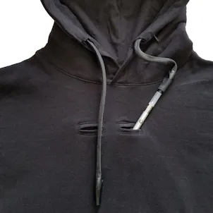 Photo of Classic Pullover Hoodie, Heavyweight Cotton, Long-Sleeve, Black