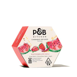 Photo of Watermelon Chili Solventless Hash Gummies