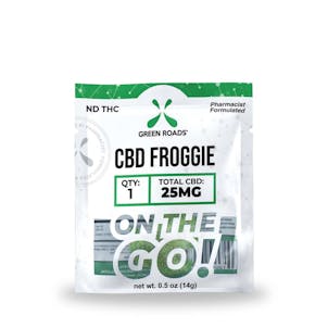 Photo of CBD Sweet Gummy Froggie - 1 count - 25 MG - On The Go - Green Roads™ CBD Gummies - Buy Online Today!
