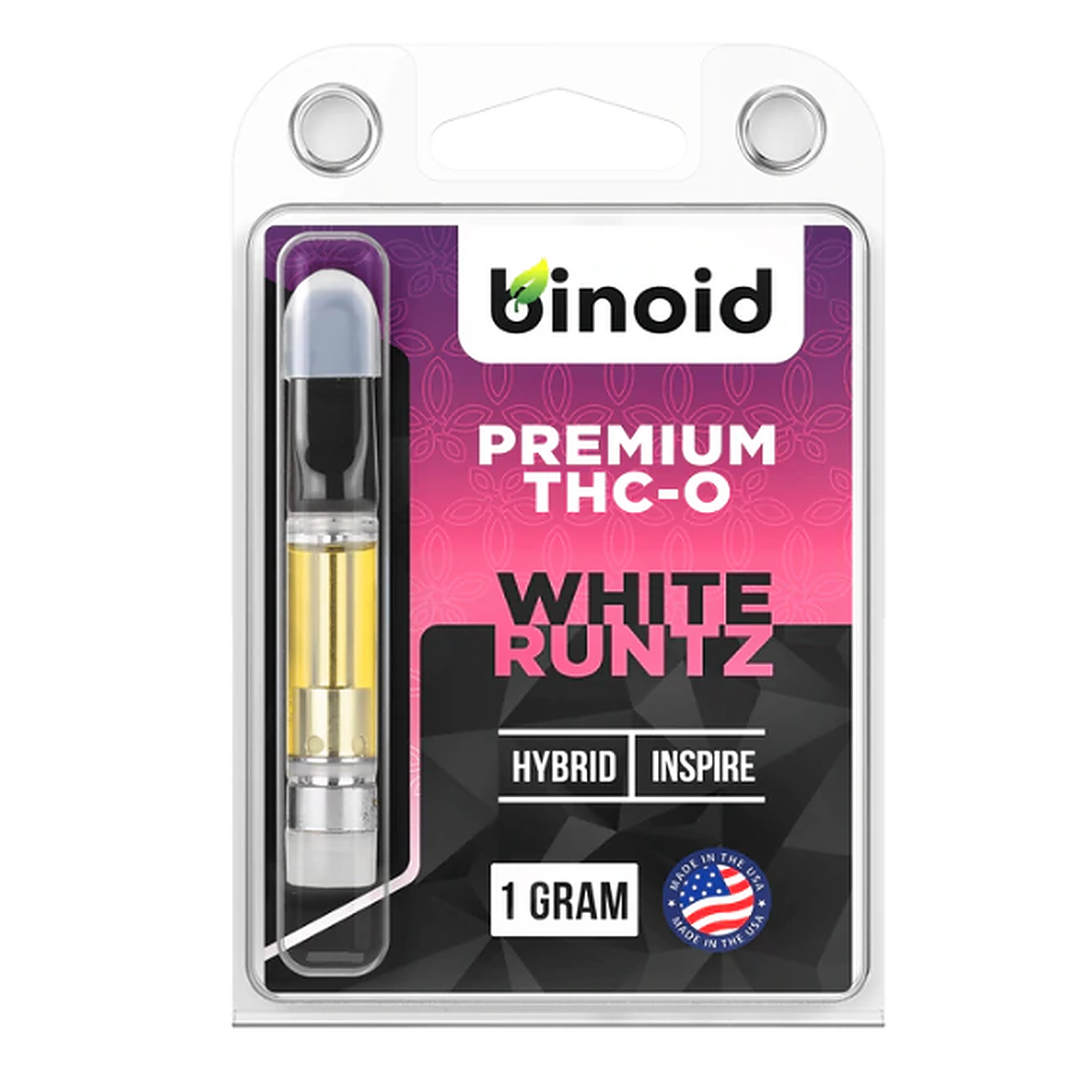 Binoid: THC-O Vape Cartridge - White Runtz | Leafly