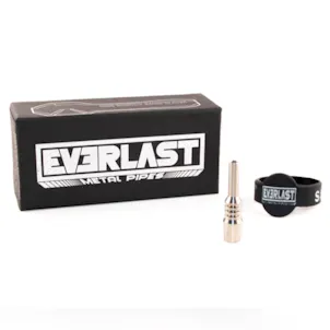 Photo of Smoking Pipe Silver with Rainbow Splash Matte Finish