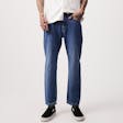 Product image for Afends Mens Ninety Twos - THC Essentials - Hemp Denim Relaxed Jeans - Authentic Blue