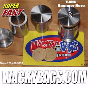 Photo of STAINLESS STEEL POLLEN KEIF | BENCH VISE HAMMER PRESS | NEW 19MM