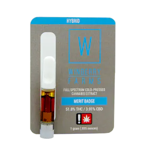 Photo of Merit Badge Cold-Pressed Extract Cartridge 1g