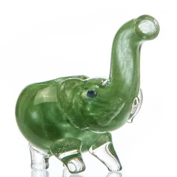 Photo of "Mini Glass Elephant" Hand Pipe