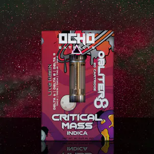 Photo of Obliter8 2 Gram Cartridge - Critical Mass - Indica - Live Resin