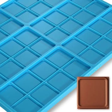 Photo of Plain Candy Bar Mold, 6 Cavity, Blue