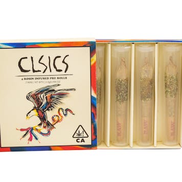 Photo of 4 PACK MINI ROSIN INFUSED PRE ROLLS