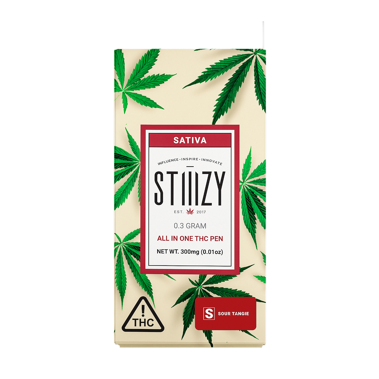 STIIIZY: SOUR TANGIE - ALL-IN-ONE .3G THC PEN | Leafly