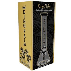 Photo of King Palm 16” Glass Beaker Bong with Ice Catcher