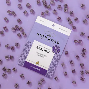 Photo of 1:1 Huckleberry Realign Gummies, 100mg 20-pack