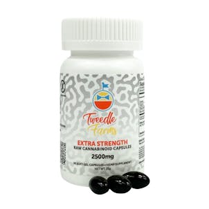 Photo of Extra Strength Raw Cannabinoid Capsules • 1:1 CBDA:CBGA • 2500mg • 30ct