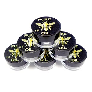 Photo of 25 Pure Oil Shatter Labels Crumble Wax Crafts 1G 5ML Acrylic Jars AJ-013