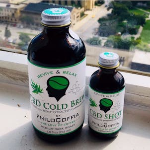 Photo of CBD Infused Cold Brew Coffee, 17mg Full Spectrum, Shelf Stable