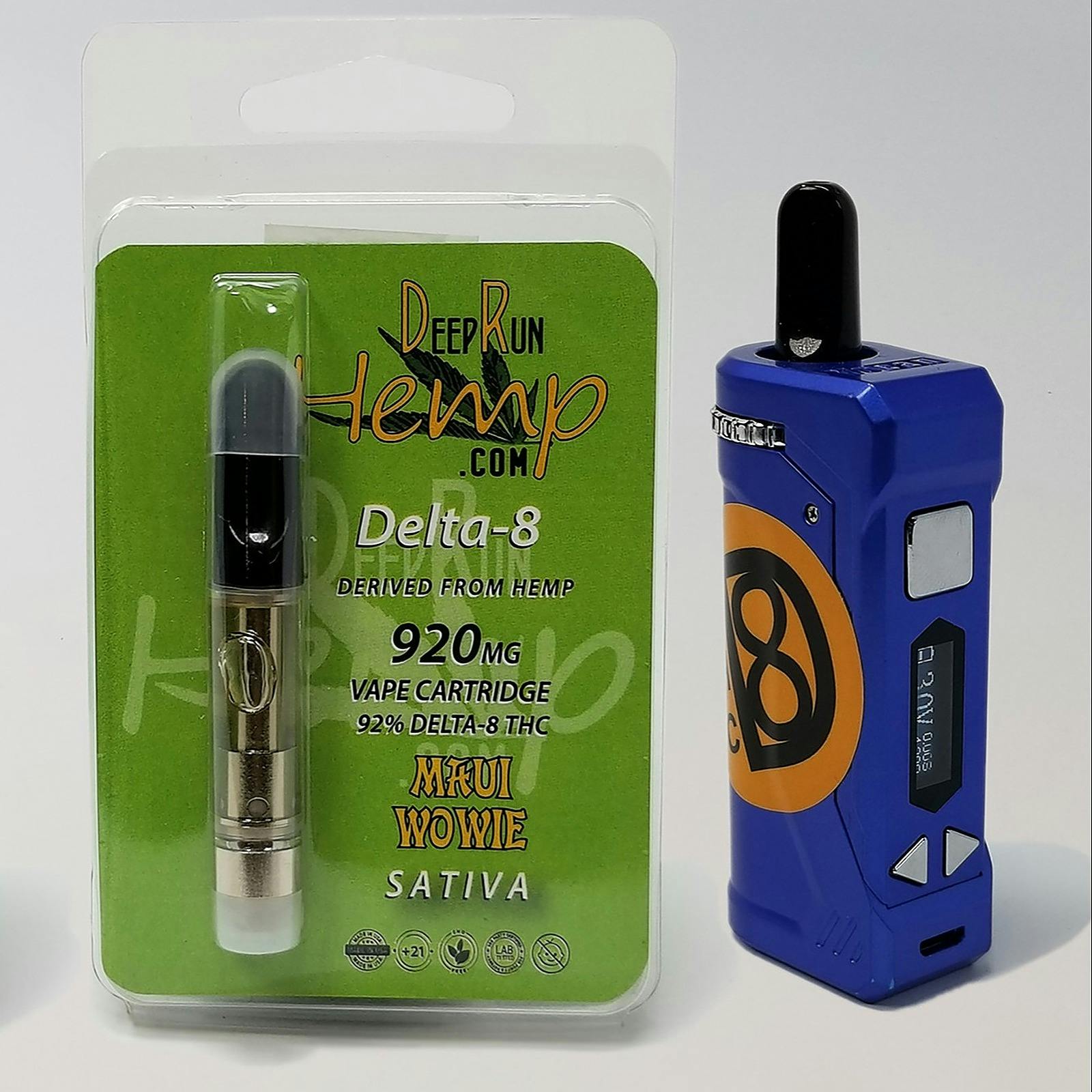 Deep Run Hemp Maui Wowie DRH D8 Cart Leafly
