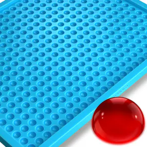 Photo of Half Dome Wax Melt, 0.54mL, 475 Cavity, Half Sheet, Blue