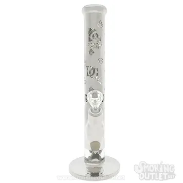 Photo of 15" Fully Plated Louie Straight Tube by Diamond Glass