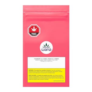 Photo of Wana Sour Gummies Strawberry 10:1 Hybrid (10pk)