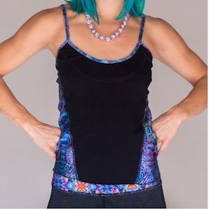 Photo of Jumbie Art Padma Spaghetti Top