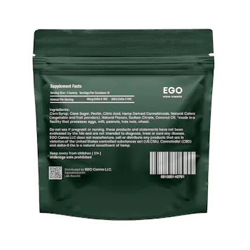 Photo of EGO Canna THCO/D9 Designer Gummies - Carton (10 bags)