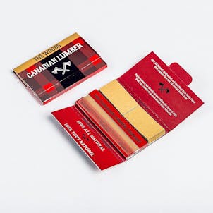 Photo of The Woods - 1.25 All Natural Rolling Papers w/ Tips - 6 Pack