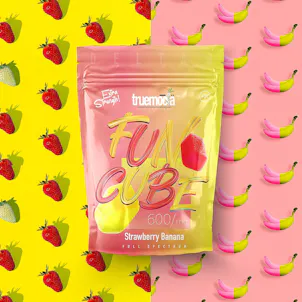 Photo of Fun Cube 600mg - Strawberry Banana - Delta 8