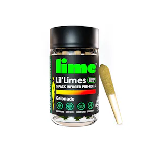 Photo of Diamond & Hash Infused Lil' Limes (.6g x 5 Mini Pre Rolls) | Gelonade
