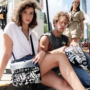 Photo of Funky Tale - Smell Proof Crossbody Bag W/Lock