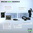 Product image for 🤖🍁 Micro growbox - Lights, ventilation and climate control bundle