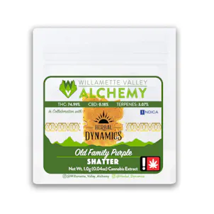 Photo of Old Family Purple Shatter 1g