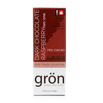 Photo of Dark Chocolate Raspberry Bar CBD | THC