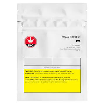 Photo of 132-S Series: WP #6 Live Rosin Soft Chews - 2pk (2x5mg) Net Weight 10g