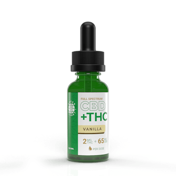 Photo of THC Boosted Full Spectrum Tincture Vanilla Flavor