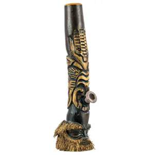 Photo of Primitive Pipes | Hand Carved Indonesian Bamboo Bong