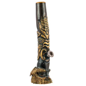 Photo of Primitive Pipes | Hand Carved Indonesian Bamboo Bong