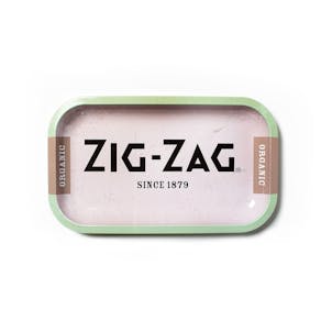 Photo of Zig-Zag Medium Metal Rolling Tray - Since 1879 (Organic)