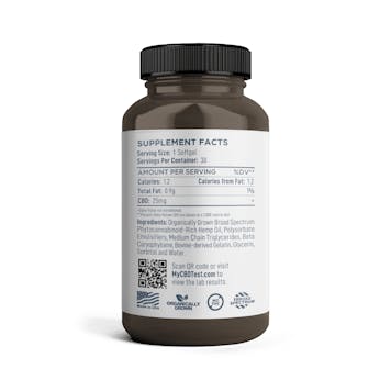 Photo of CBD Softgel Capsules - 25mg