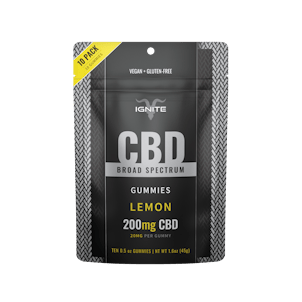 Photo of Lemon- 200mg Broad Spectrum CBD Gummies (10ct)