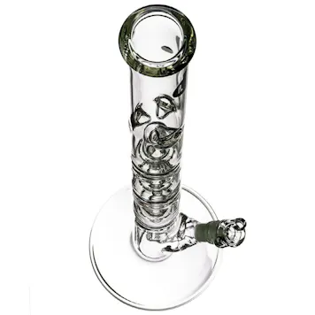 Photo of LA Pipes 26” 5mm Thick Triple Showerhead Straight Tube Bong