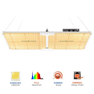 Photo of Spider Farmer® SF2000 200W LED Grow Light With Dimmer Knob