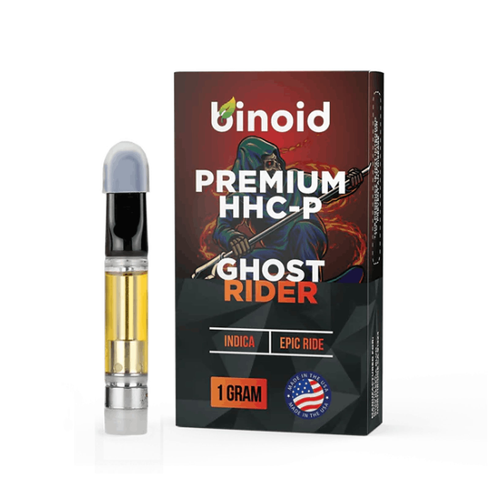 Binoid: HHC-P Vape Cartridge - Ghost Rider | Leafly